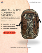 Multipurpose Backpack – Durable Daily Use, Hiking & Camping Bag