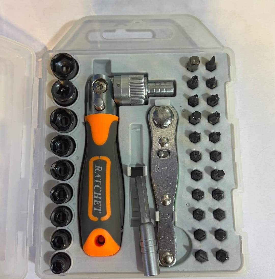 Imported 34-Piece Ratchet Screwdriver Kit