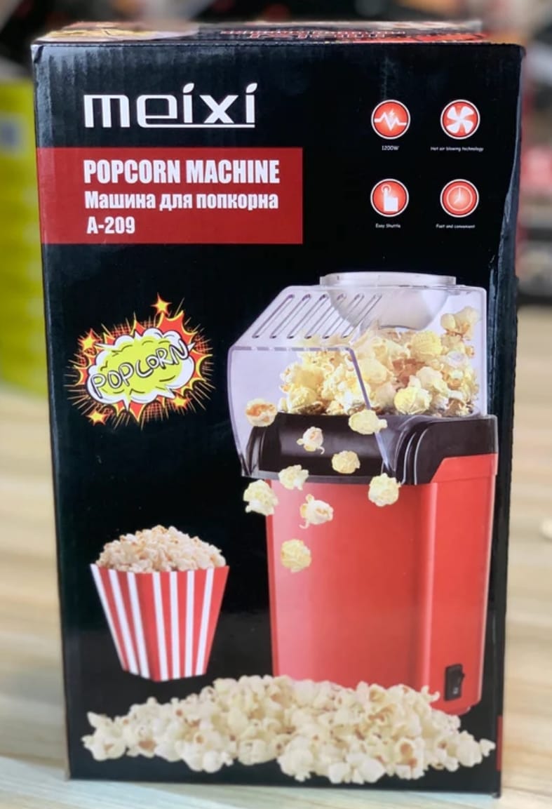 Meixi Electric Popcorn Maker – Fast Hot Air Popper (Russi Model)