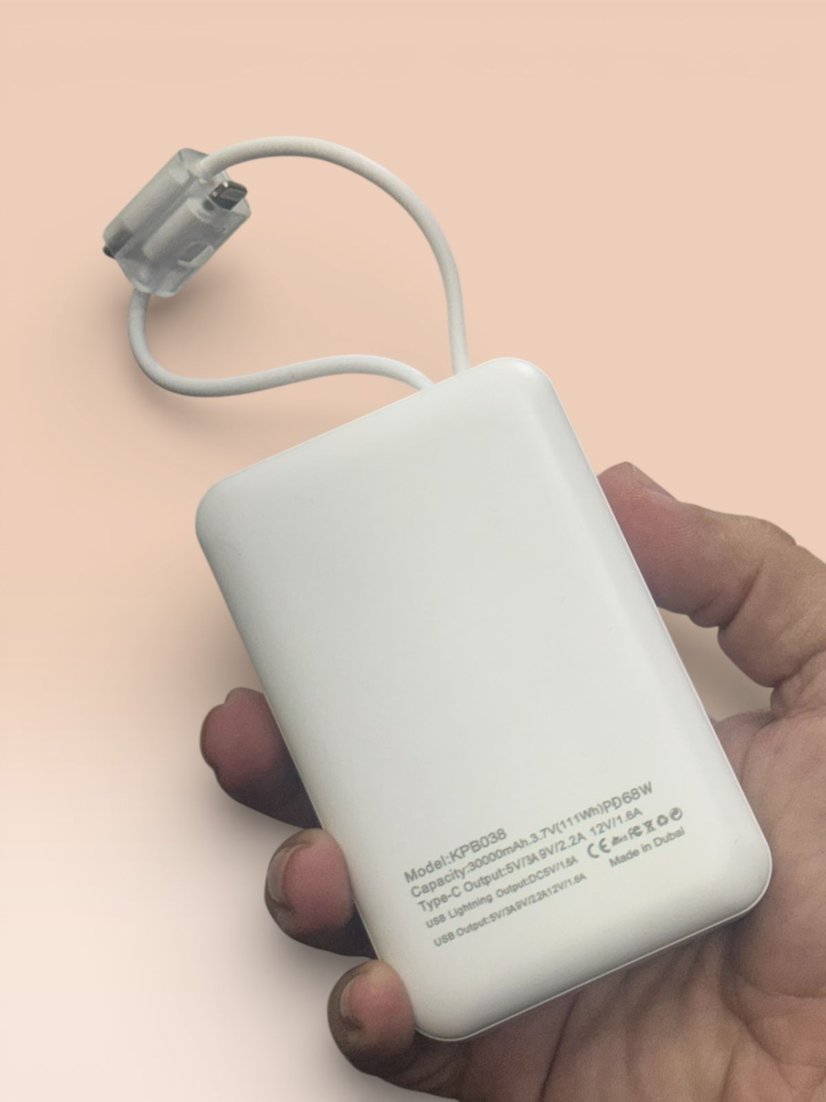 KAMAL Power Bank KP8038 – 30000mAh High-Capacity Fast Charging