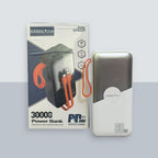 Kamal KP8037 30000mAh Power Bank | 68W PD Super Fast Charging | Digital Display | Type-C