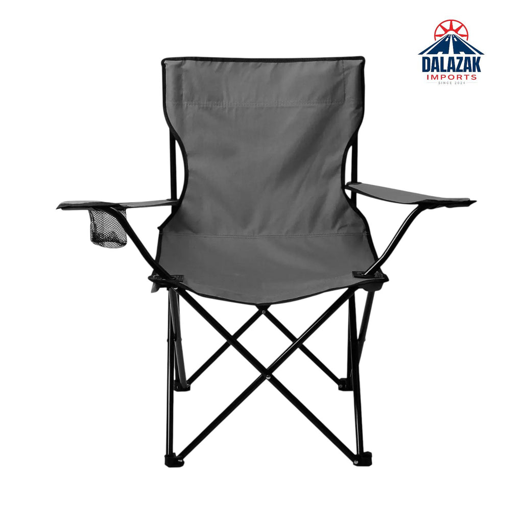 Portable Folding Camping Chair with Cup Holder | Heavy-Duty 600D Fabric | Outdoor Travel Chair