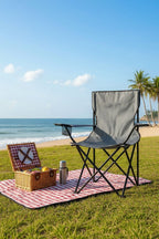 Portable Folding Camping Chair with Cup Holder | Heavy-Duty 600D Fabric | Outdoor Travel Chair