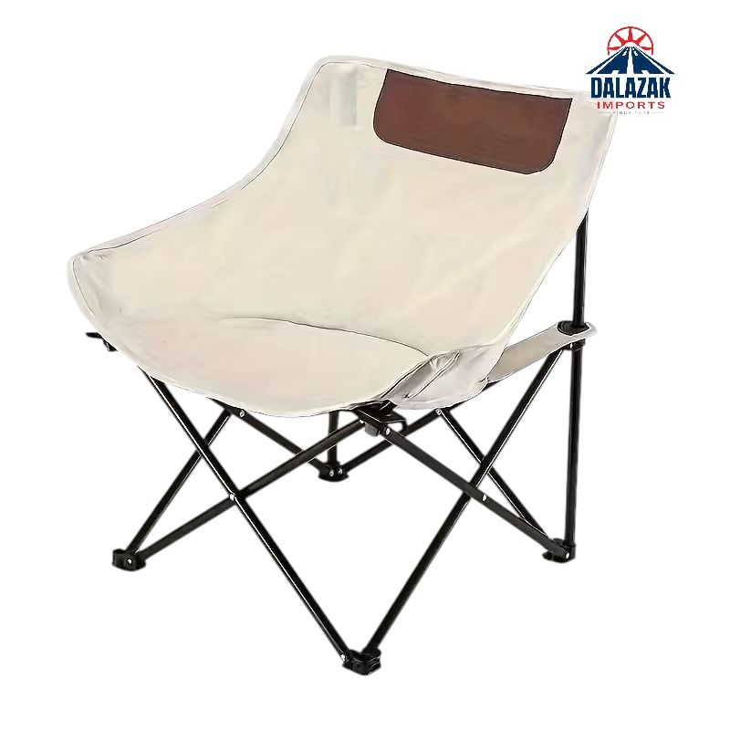 Lightweight Folding Camping Chair with Side Pocket & Lumbar Support – Portable Outdoor Chair for Camping, Picnic & Travel