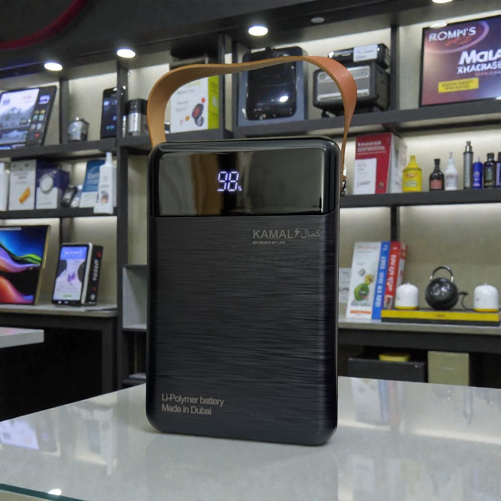 KAMAL 160000mAh High-Capacity Power Bank with LED Lamp – 88W Fast Charging, Multi-Port Portable Power Station for Travel & Emergency KPB-p161