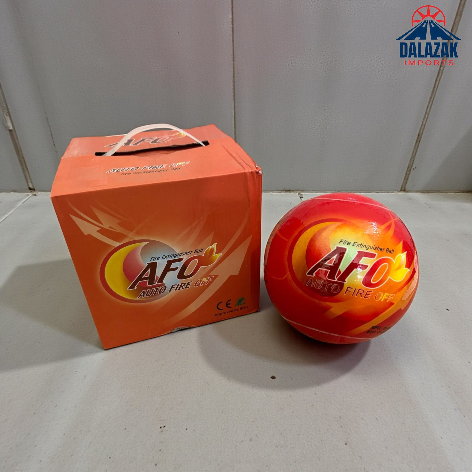 AFO Automatic Fire Extinguisher Ball – Self-Activating Fire Safety Device for Home, Kitchen, Office & Car