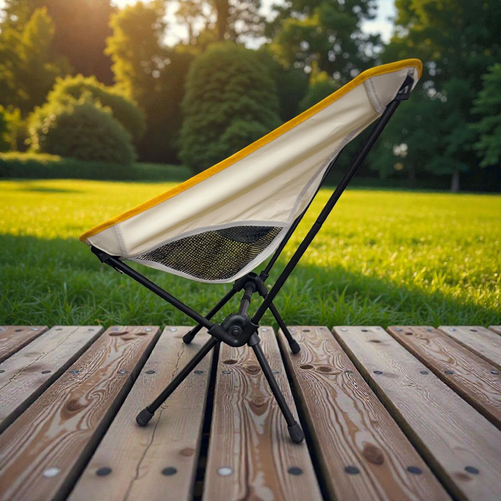 Portable Folding Camping Chair with Carry Bag – Lightweight Compact Outdoor Stool for Hiking, Camping, Picnic & Fishing