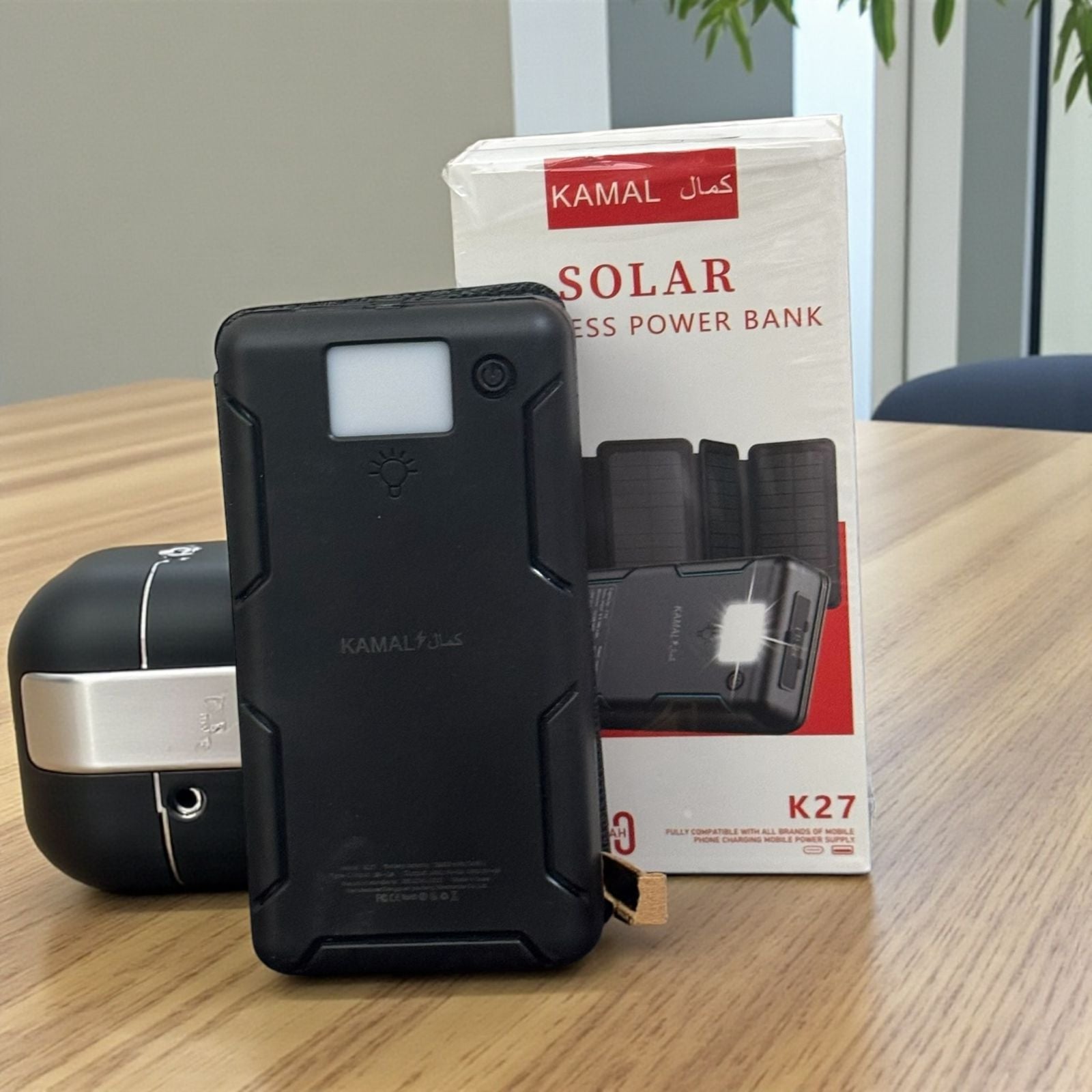 Foldable Solar Wireless Power Bank 26800mAh – Portable Outdoor Charging Battery with Multi-Panel Solar Charger