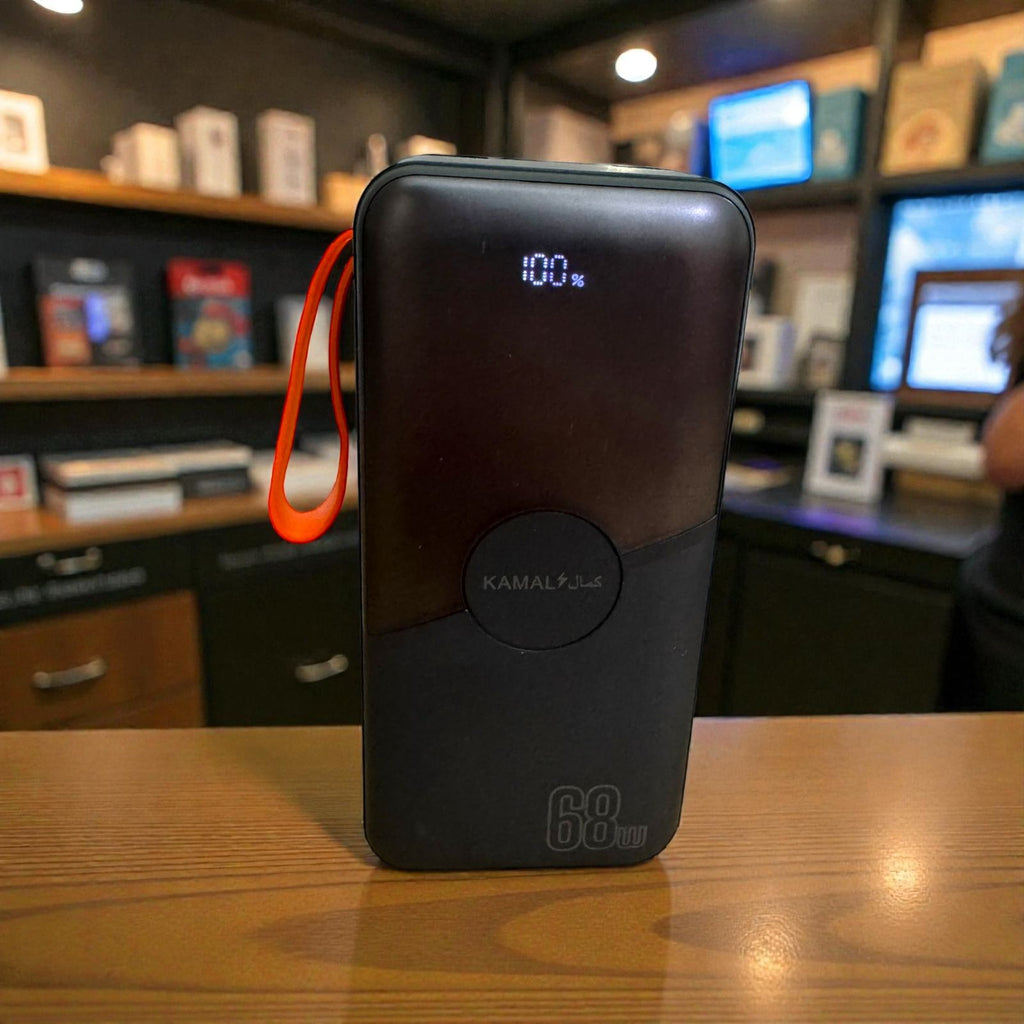 KAMAL 80000mAh Power Bank PD 68W Super-Fast Charging – Portable High-Capacity Battery Pack