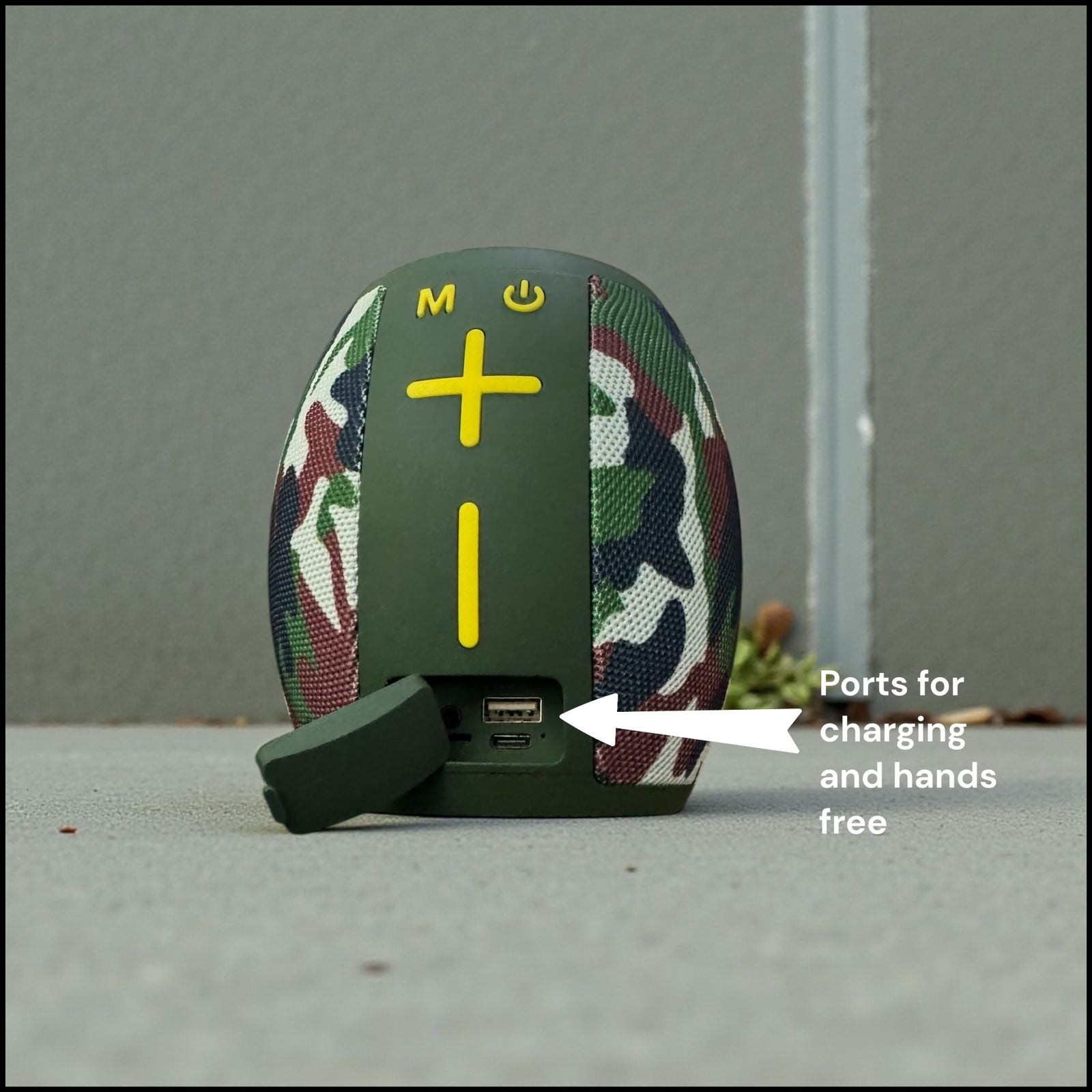 JC-520 Fabric Bluetooth Speaker with RGB Light – Portable Wireless Speaker