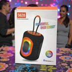 S628 Portable Bluetooth Speaker with RGB Lights | Wireless Bass Boost Speaker