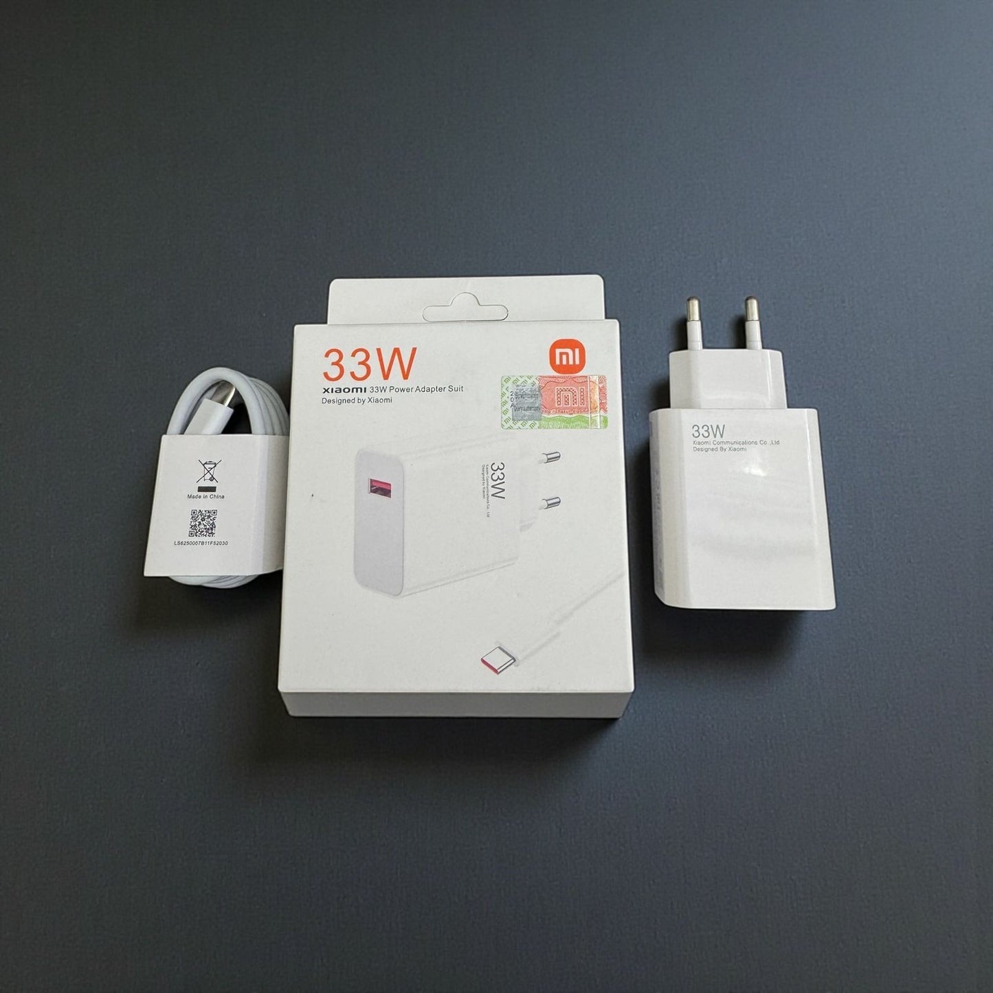 Xiaomi 33W GaN Fast Charger Set – Original USB-C Power Adapter
