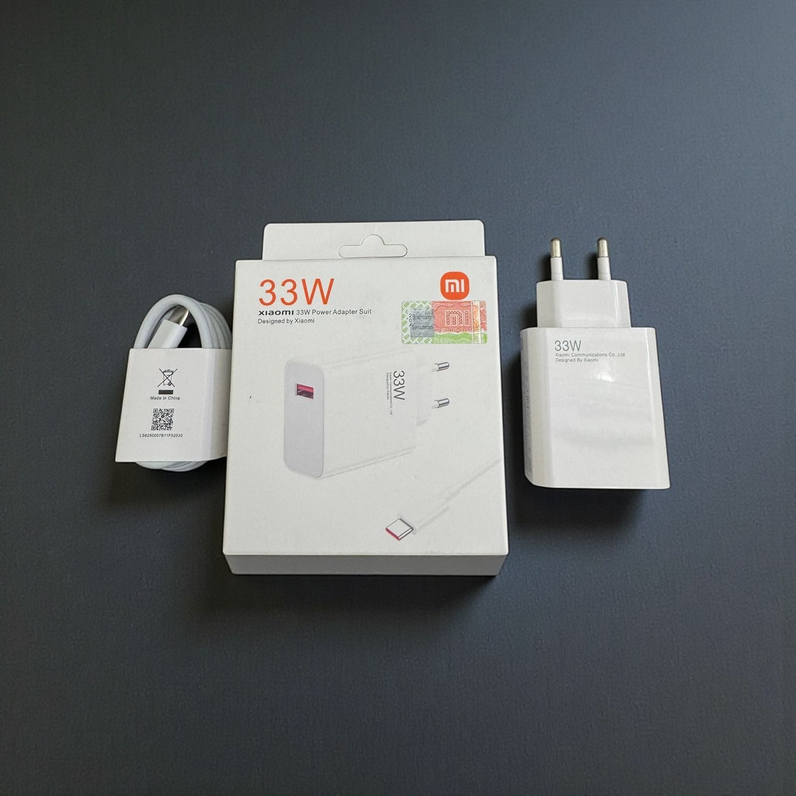 Xiaomi 33W GaN Fast Charger Set – Original USB-C Power Adapter
