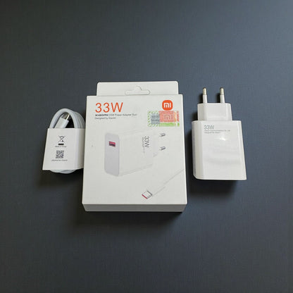 Xiaomi 33W GaN Fast Charger Set – Original USB-C Power Adapter
