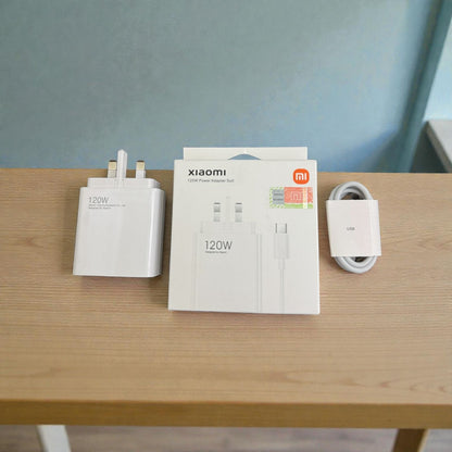Xiaomi 120W Fast Charger Power Adapter with USB Cable | Original Mi HyperCharge