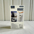 KAMAL 80000mAh Power Bank 44W Super Fast Charge with Built-In Cables, LED Display, Type-C Lightning Micro USB – Model KPB-082