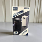KAMAL 80000mAh Power Bank 44W Super Fast Charge with Built-In Cables, LED Display, Type-C Lightning Micro USB – Model KPB-082