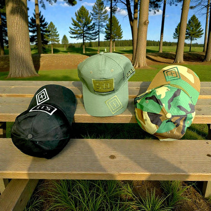 5.11 Tactical Baseball Cap – Durable Outdoor & Military Style Hat (Black, Green & Camo)