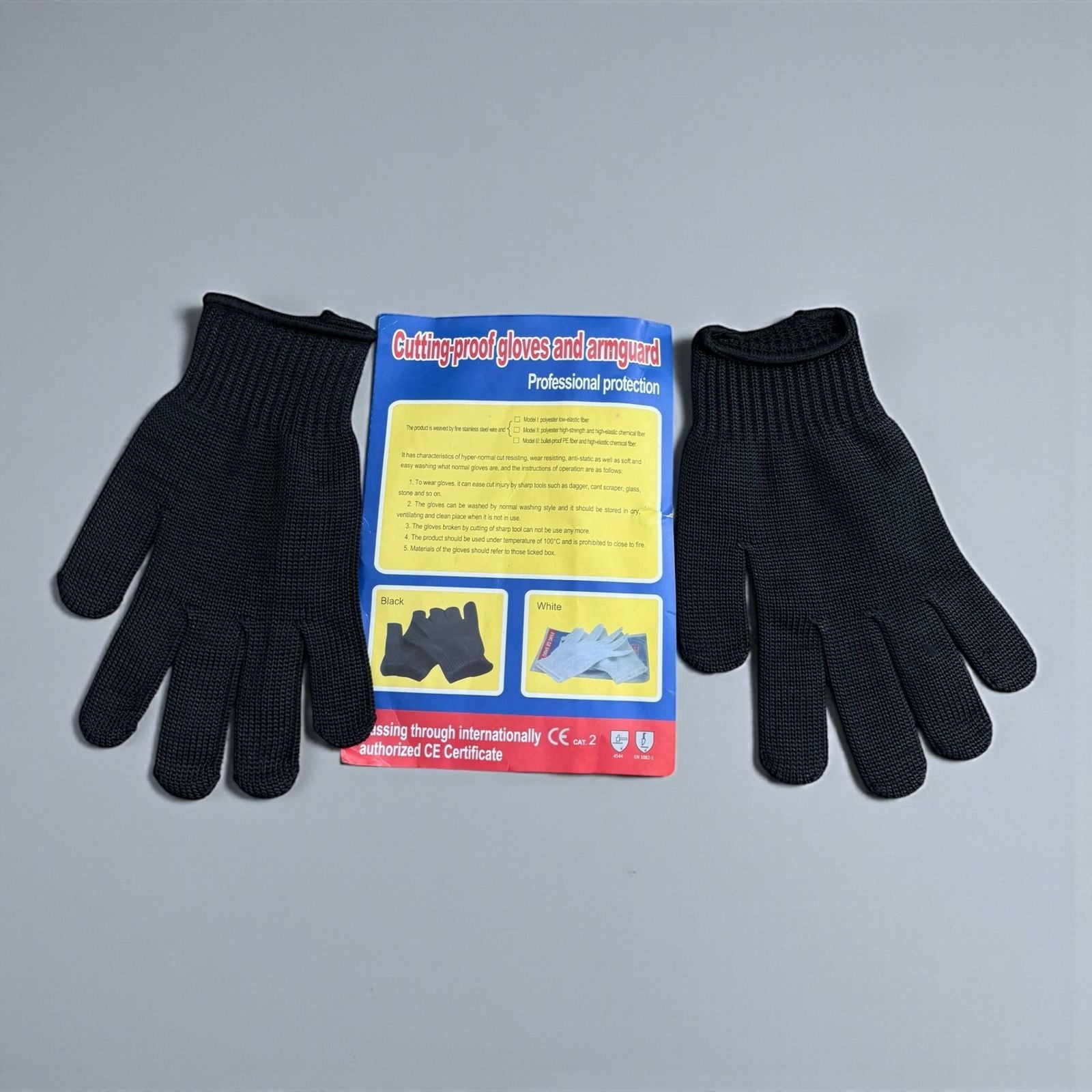 Cut-Resistant Safety Gloves – Professional Anti-Cut Protective Work Gloves (CE Certified)