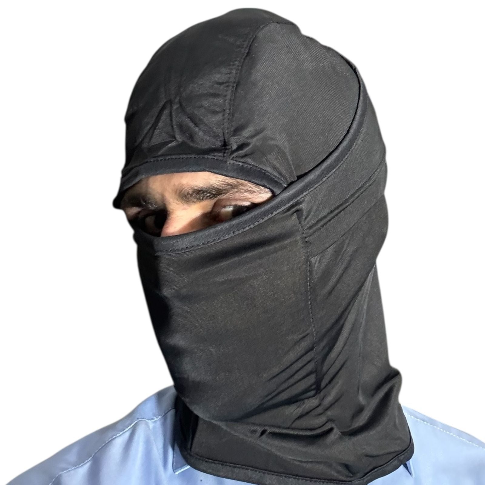Breathable Tactical Balaclava Face Mask – Full Head & Neck Cover (Black)