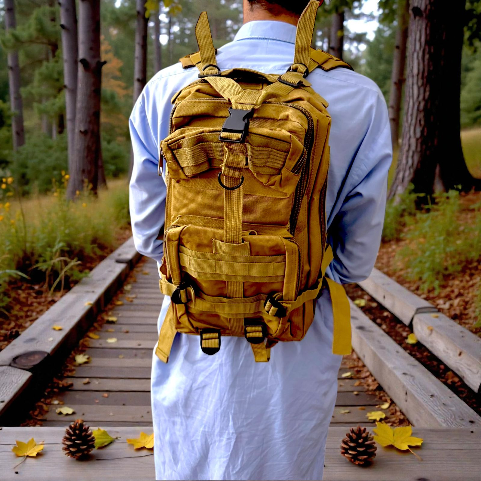 Tactical Military Backpack – Durable MOLLE Outdoor Backpack for Hiking, Travel & Camping