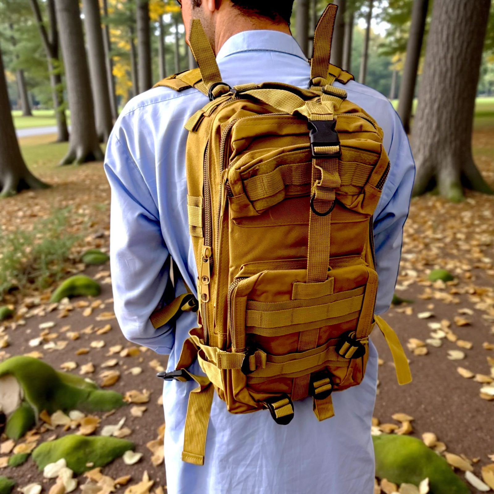 Tactical Military Backpack – Durable MOLLE Outdoor Backpack for Hiking, Travel & Camping