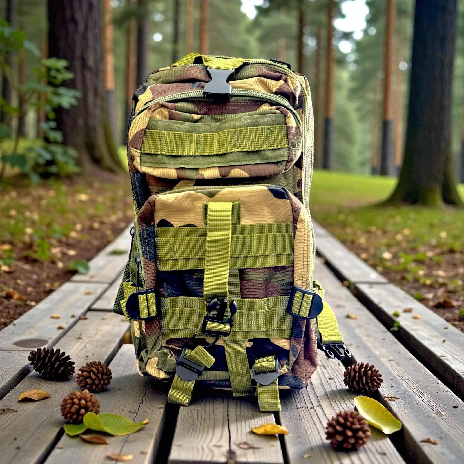 Tactical Military Backpack – Durable MOLLE Outdoor Backpack for Hiking, Travel & Camping