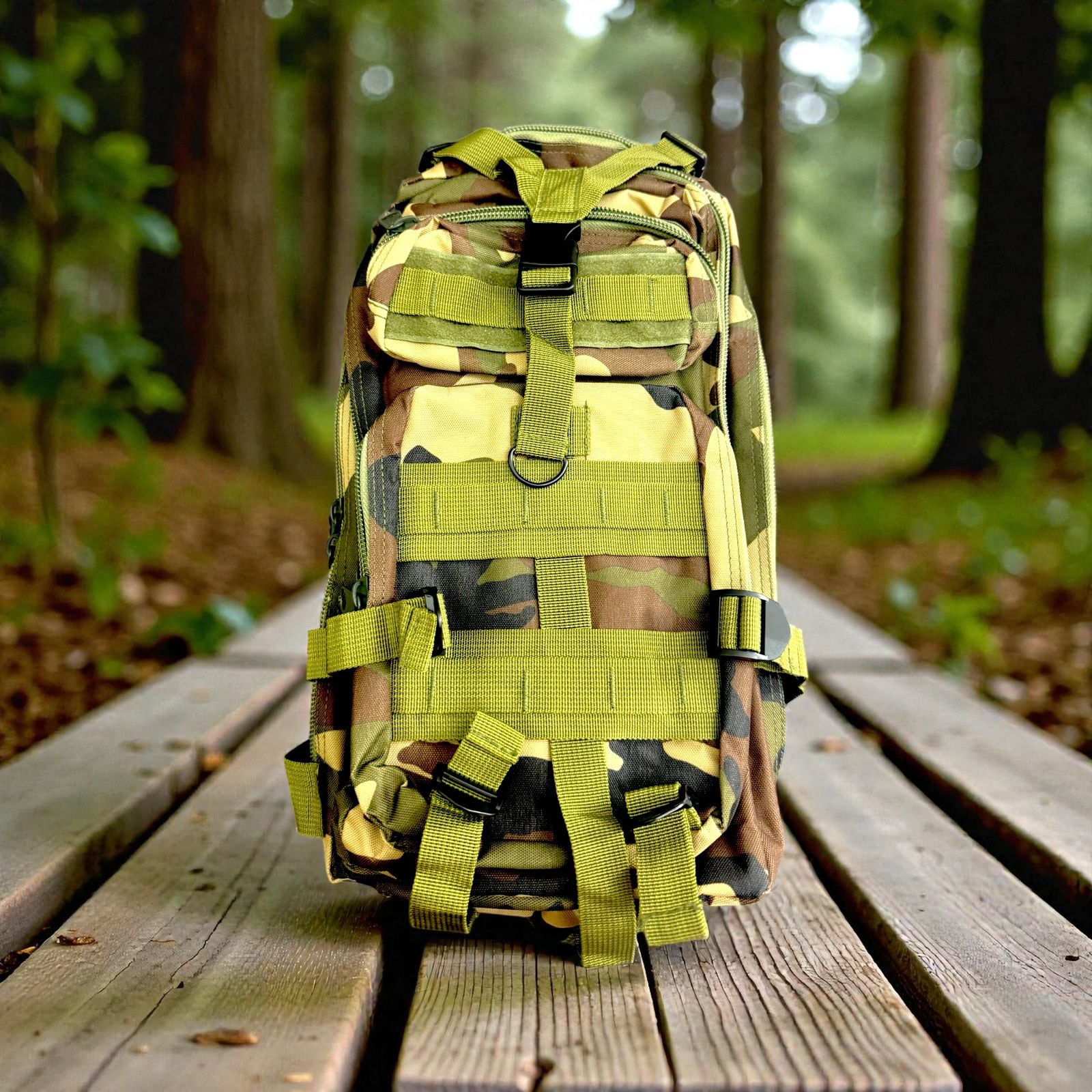 Tactical Military Backpack – Durable MOLLE Outdoor Backpack for Hiking, Travel & Camping
