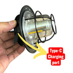 Rechargeable LED Camping Lantern – Type-C Charging, 360° Wide-Angle Outdoor Light