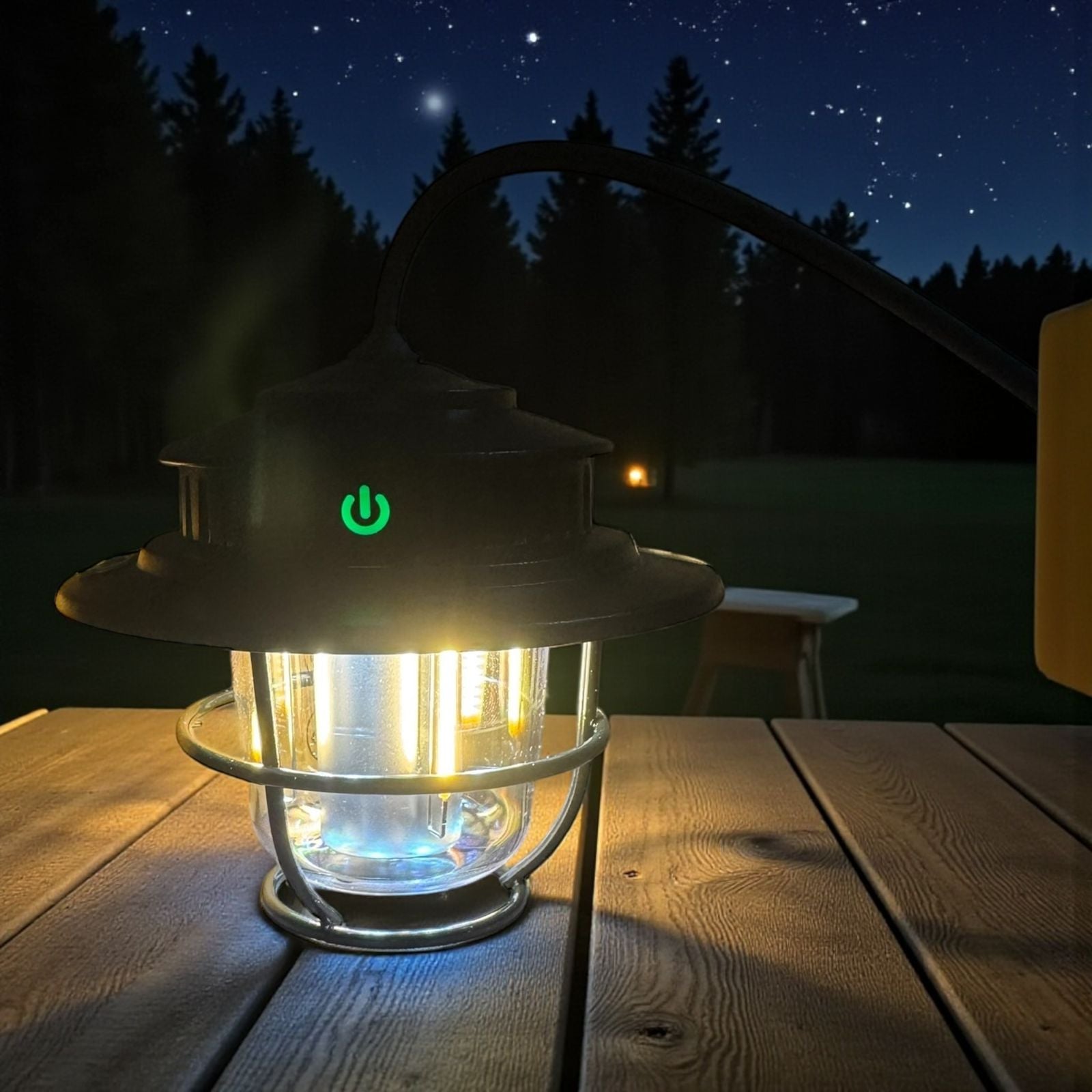 Rechargeable LED Camping Lantern – Type-C Charging, 360° Wide-Angle Outdoor Light