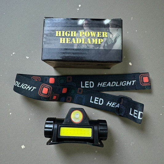 High Power Rechargeable LED Headlamp – Ultra Bright Headlight for Camping, Fishing & Night Work