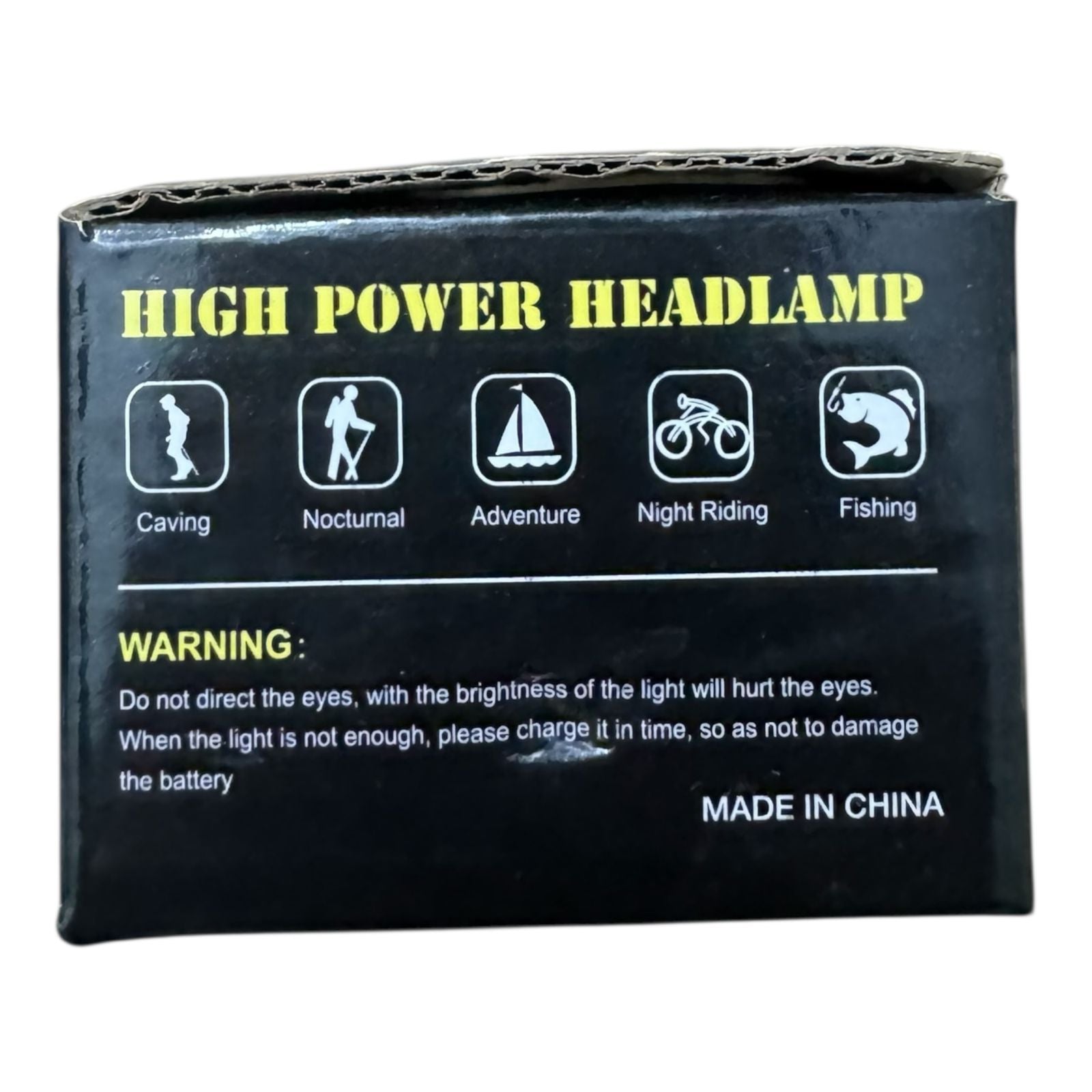 High Power Rechargeable LED Headlamp – Ultra Bright Headlight for Camping, Fishing & Night Work
