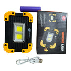 Rechargeable COB LED Work Light – Portable High Power Working Lamp for Camping & Emergency
