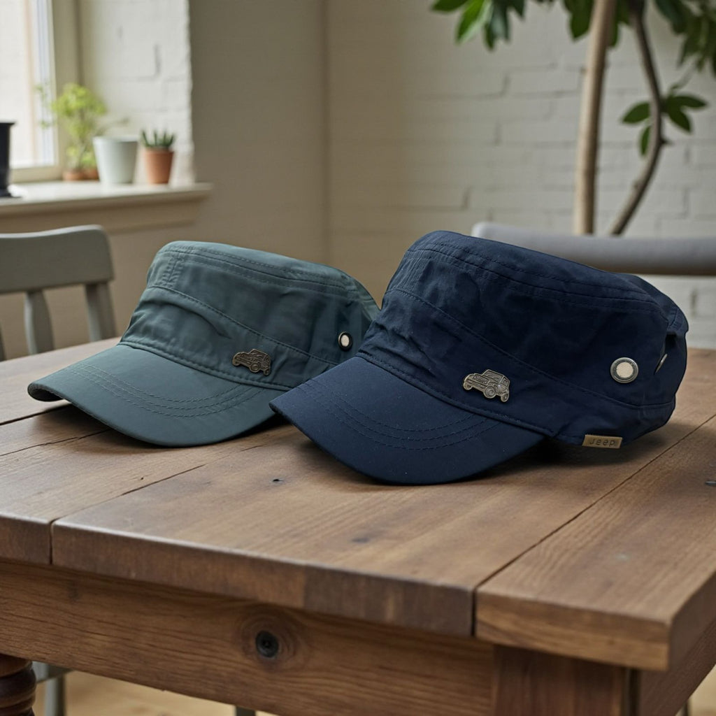 Jeep Military Style Adjustable Cotton Cap – Outdoor Casual Army Hat