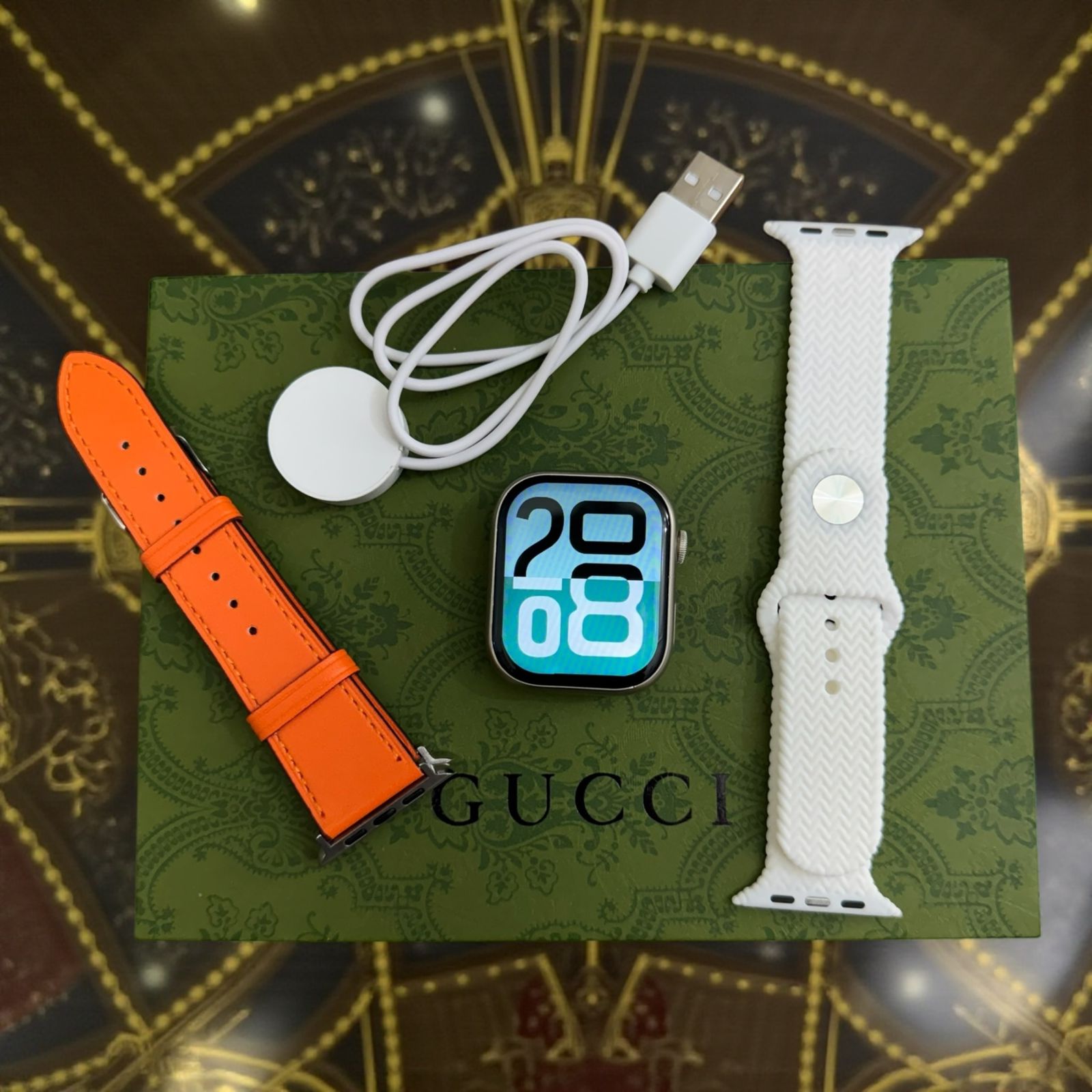 Gucci Apple Watch Luxury Edition – Designer Boxed Smart Watch