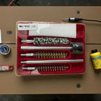 Universal Gun Cleaning Kit with Brass & Nylon Brushes – Multi-Tool Cleaning Set