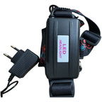 Rechargeable LED Headlamp with Rotary Zoom – Powerful Headlight for Camping & Hiking