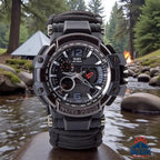 Multifunction Tactical G3 Paracord Survival Watch with Compass & Fire Starter- G