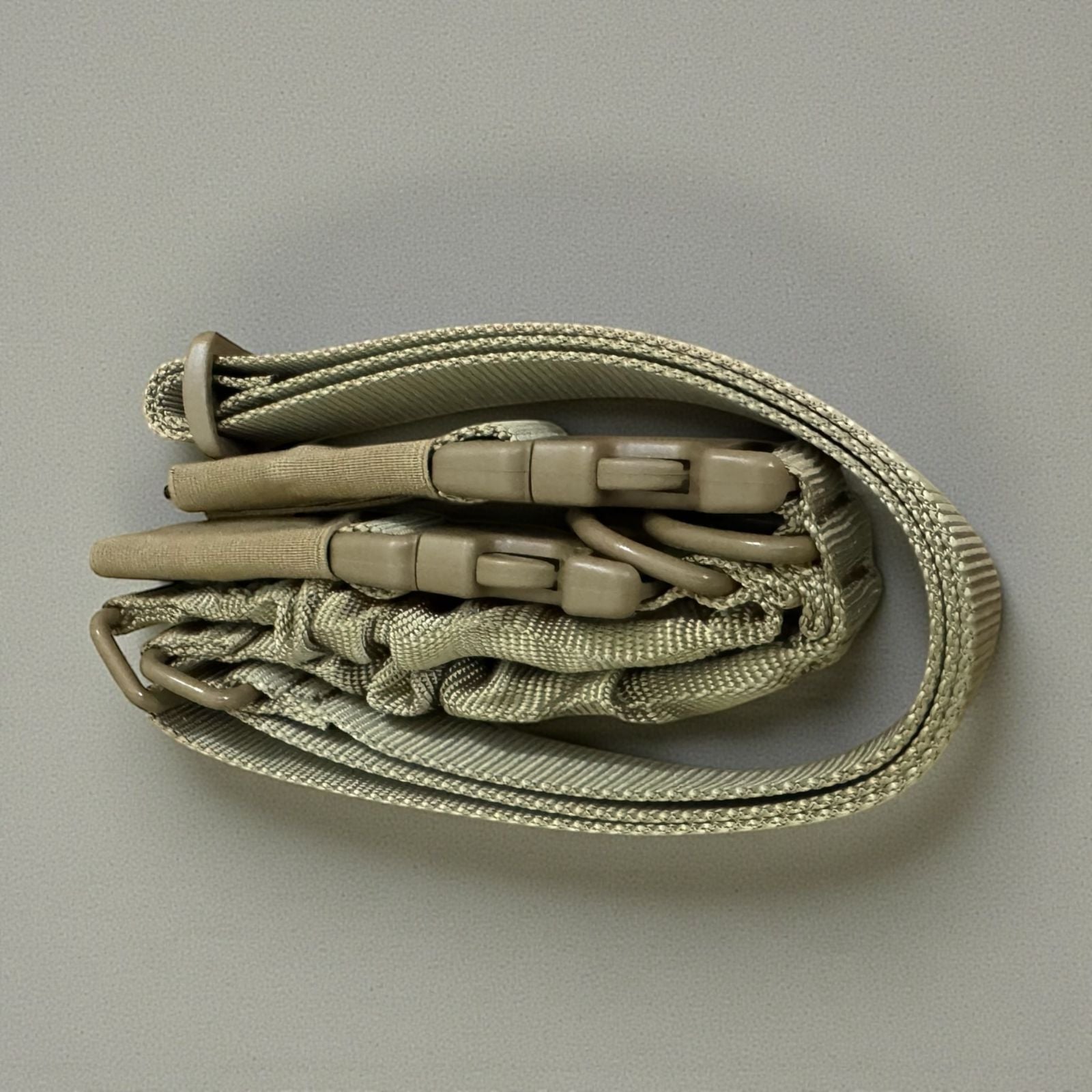 Tactical 2-Point Adjustable Rifle Sling with Bungee & Quick-Release Buckles