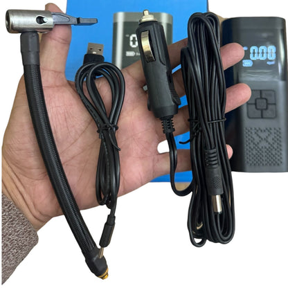 150 PSI Smart Wireless Air Pump – Portable Digital Tire Inflator with LED Light