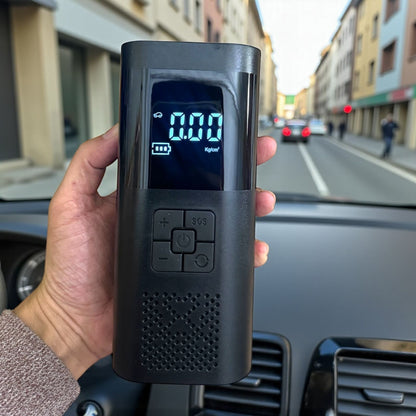 150 PSI Smart Wireless Air Pump – Portable Digital Tire Inflator with LED Light