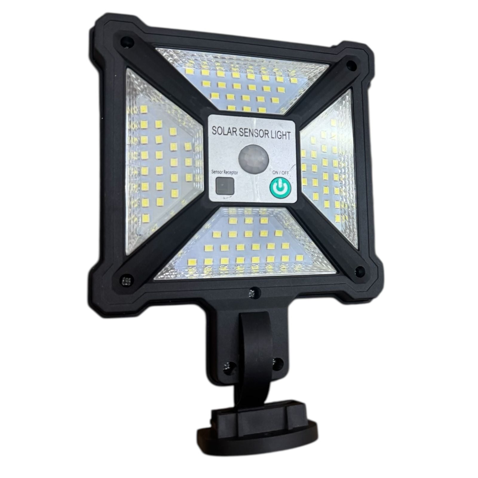 Solar Sensor Street Light with Motion Detection & Remote Control – Outdoor Waterproof LED Wall Lamp v-96