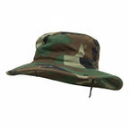 Tactical Camouflage Boonie Hat with Chin Strap – Outdoor & Military Style Sun Hat