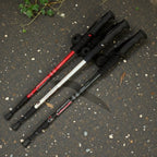 Adjustable Anti-Shock Trekking Poles (25”–52”) – Lightweight Hiking & Walking Sticks with Accessories