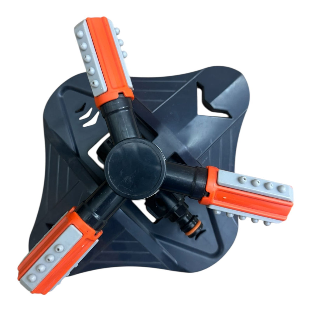360° Rotating Lawn Sprinkler with Adjustable Nozzles – Automatic Garden Water Sprayer