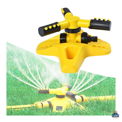 360° Rotating Garden Lawn Sprinkler | Adjustable Multi-Nozzle Water Sprayer for Lawn & Garden