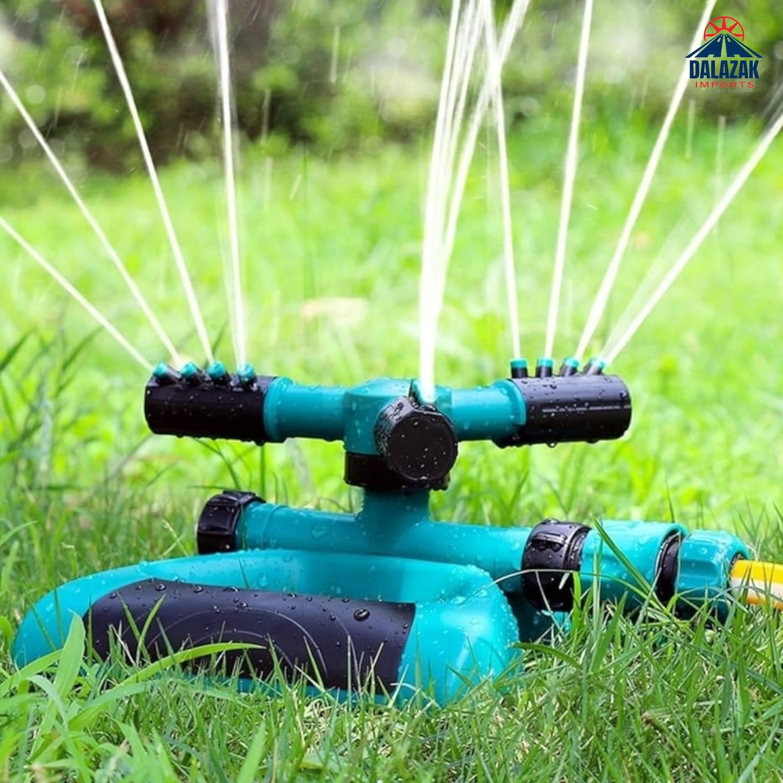 360° Rotating Garden Sprinkler | Adjustable Lawn Water Sprayer for Garden & Yard