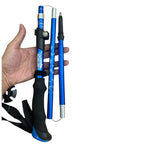 Adjustable Trekking Poles – Lightweight Foldable Hiking Walking Stick with Carry Bag