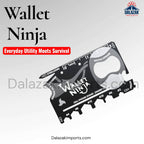 Wallet Ninja 18-in-1 Credit Card Multitool | Pocket Survival Tool