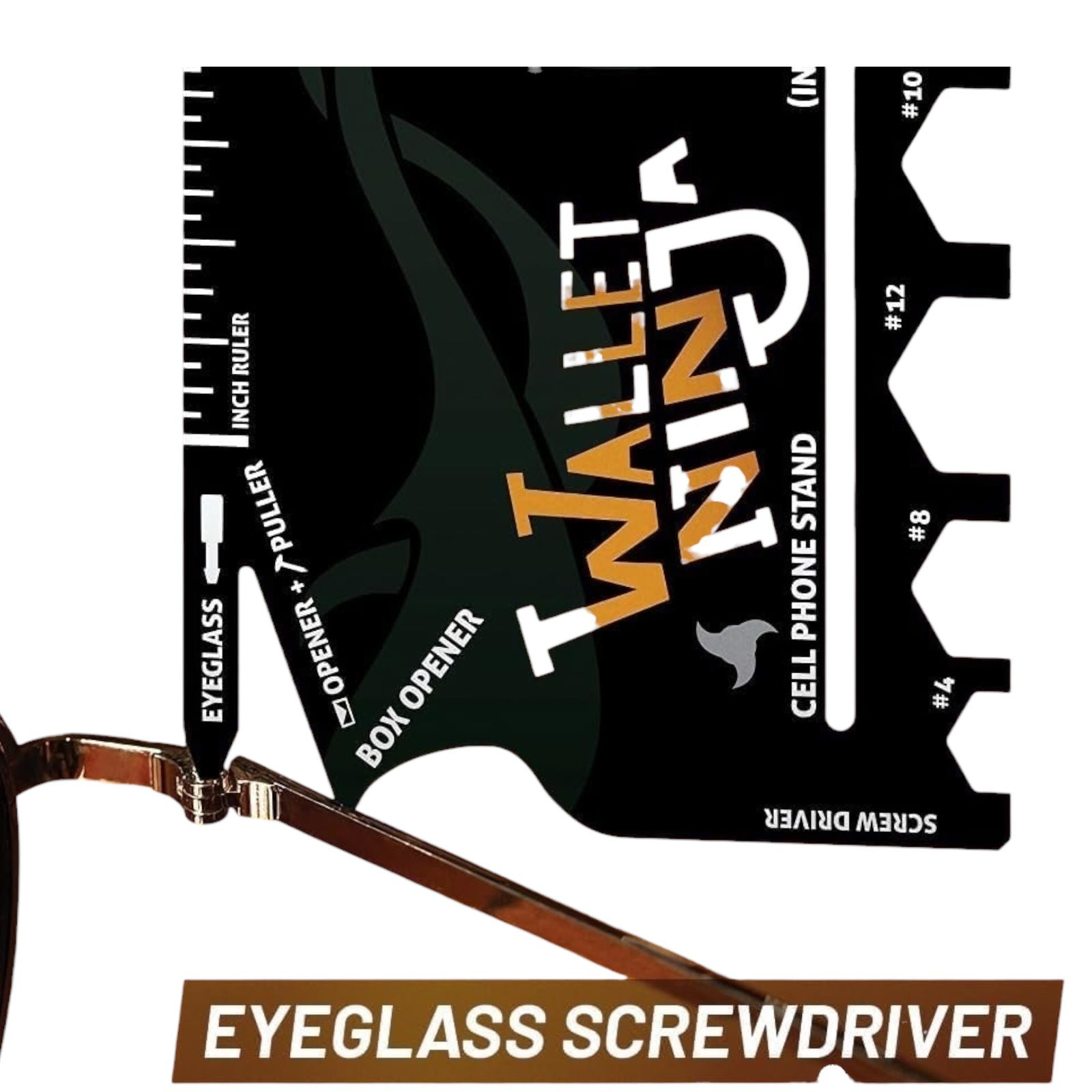 Wallet Ninja 18-in-1 Credit Card Multitool | Pocket Survival Tool